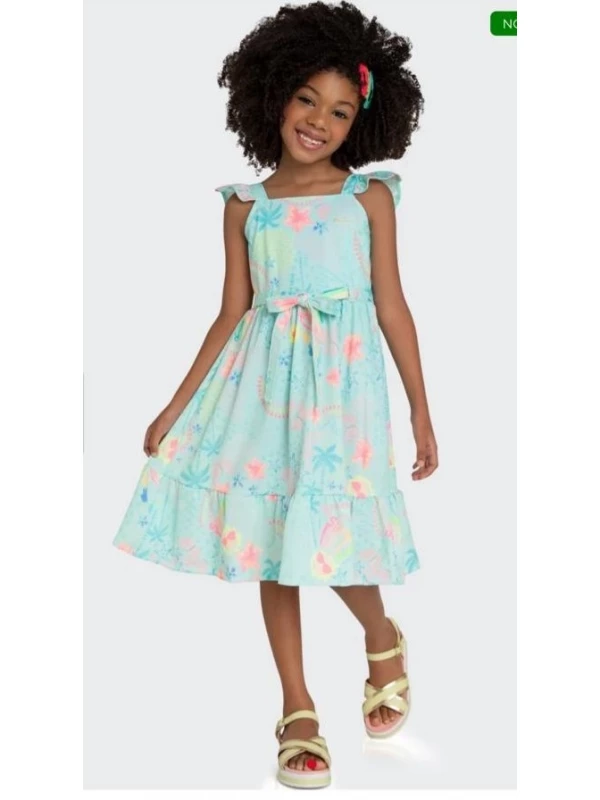 Vestido Infantil Summer Marlan Azul