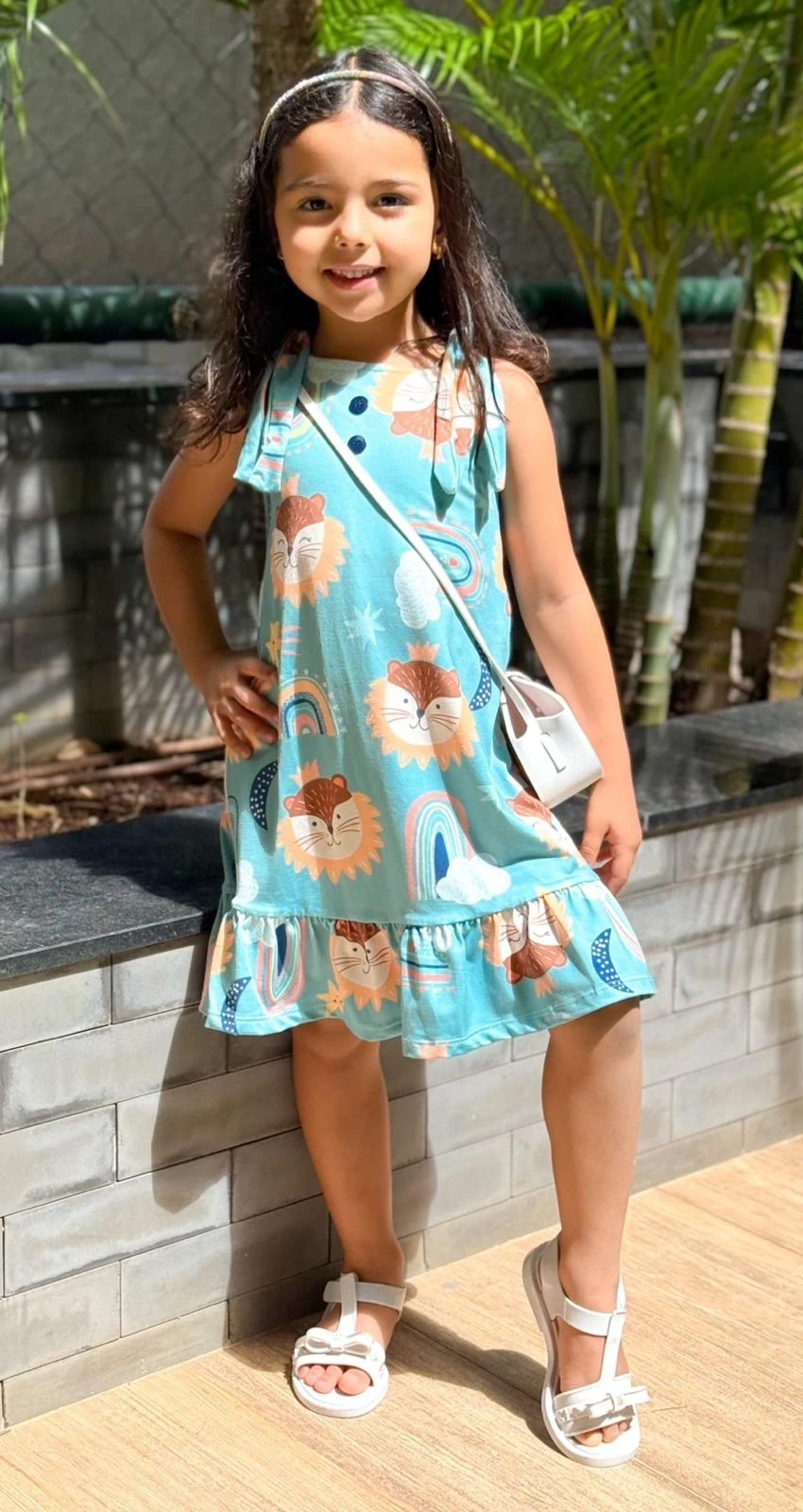 Vestido Laurinha (leãozinho) 
