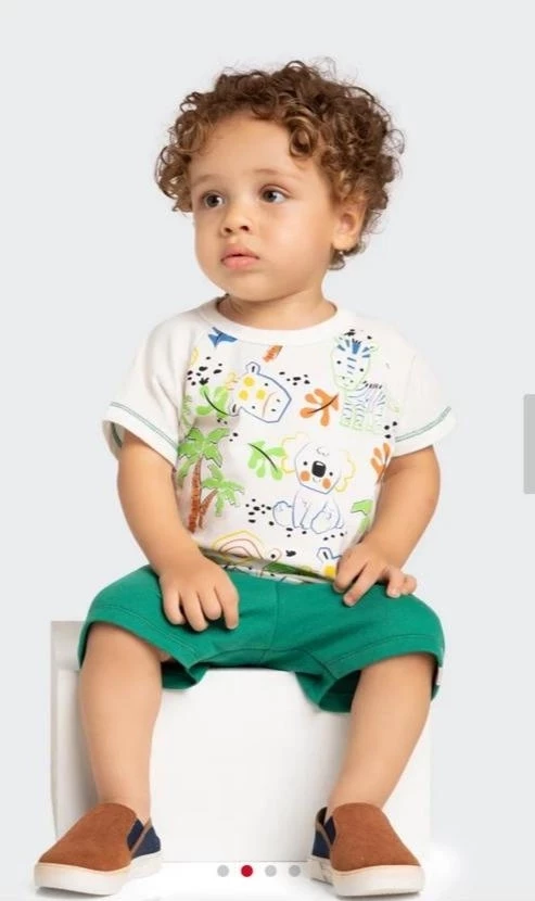Conjunto Bebê Menino Amigo da Natureza Marlan
